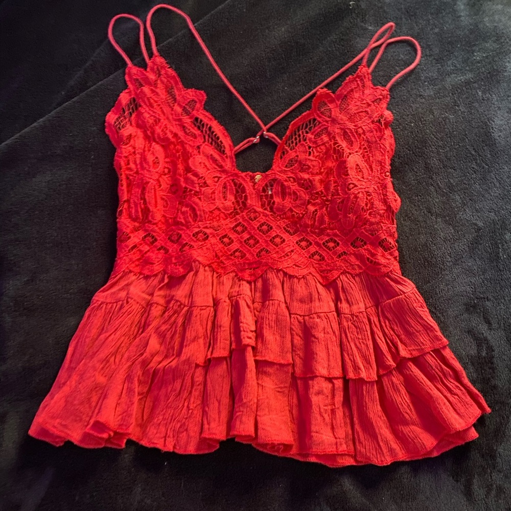 NWOT Free People Adella Cami Tank Top